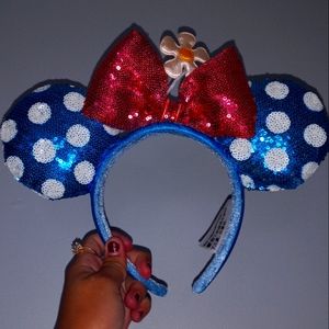 Disney Park Minnie Mouse Sequined Polkadot Ears